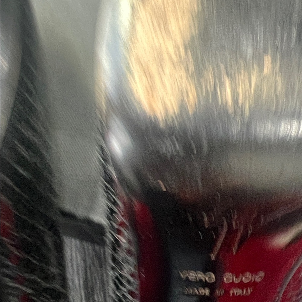 Giuseppe Zanotti Shimmering Black Peep Toe Heels - Picture 5 of 6